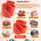 Red Silicone Rubber Sponge Sheet