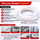 Silicone Rubber Square
