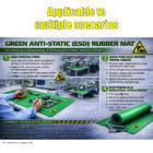 Green Anti-Static (ESD) Rubber Mat
