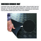 Checkered Rubber Mat