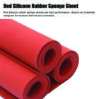 Red Silicone Rubber Sponge Sheet