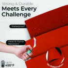 Red Silicone Rubber Sponge Sheet