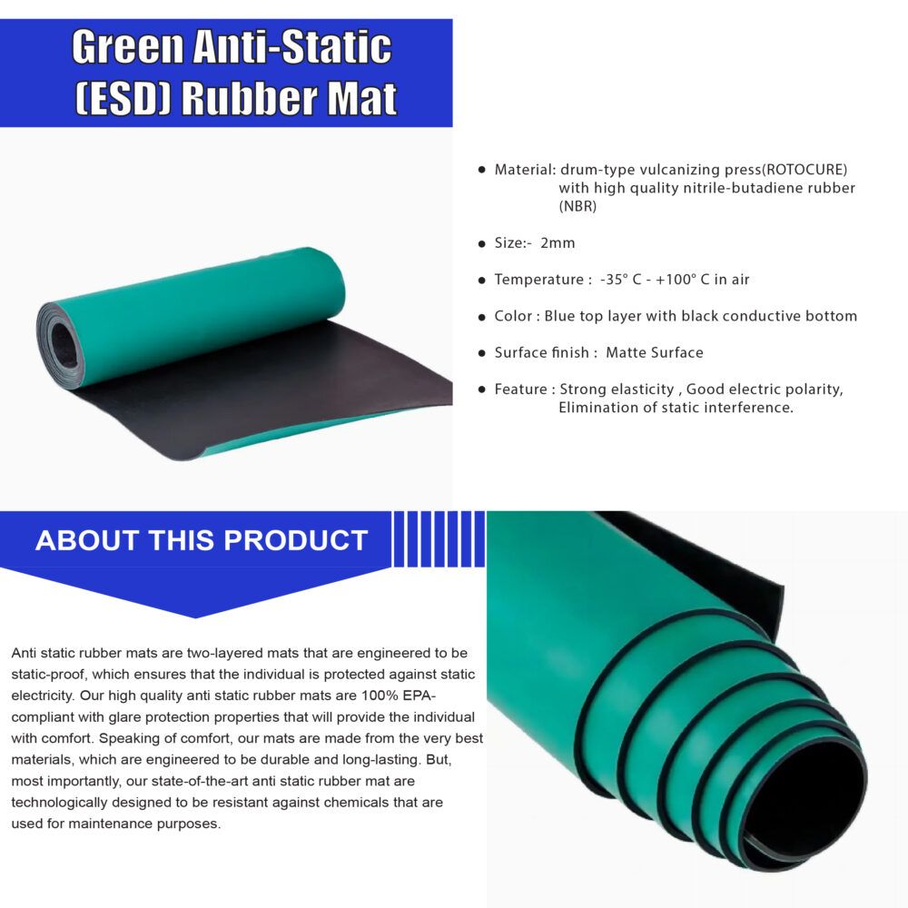 Anti Static Rubber Mat | Products - EEPO Industrial Sdn Bhd