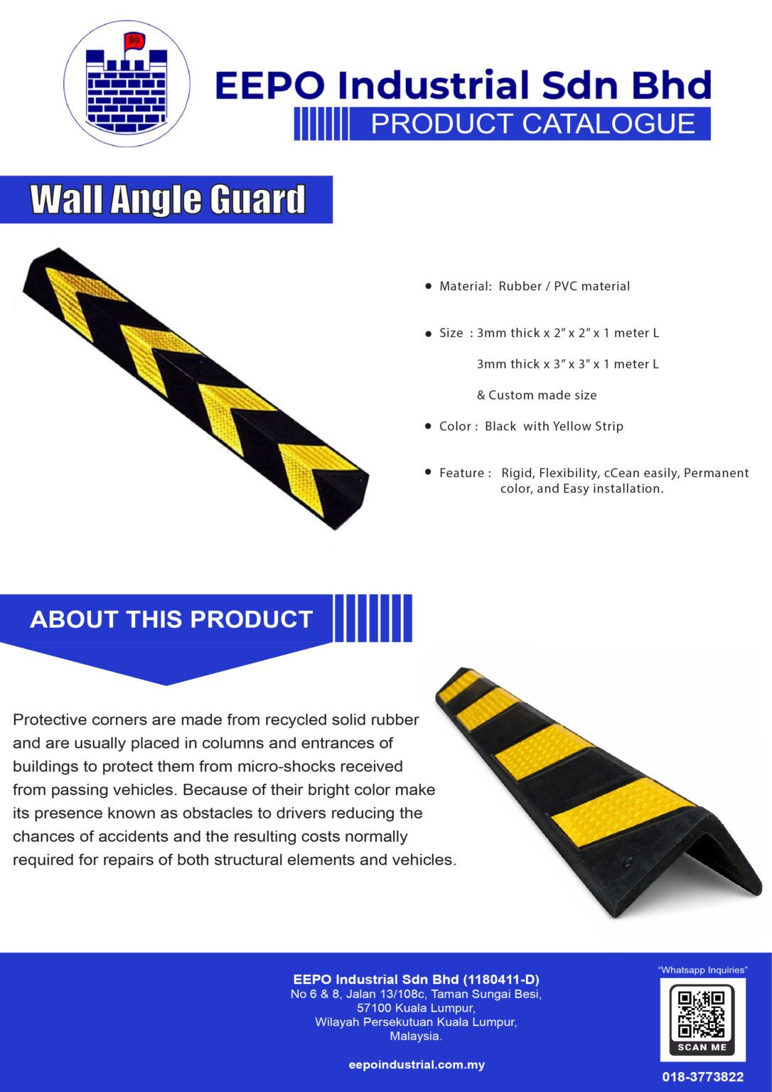 Angle Guard - Rubber Product Supplier - EEPO Industrial