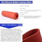 Red Silicone Rubber Sponge Sheet