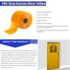 PVC Curtain Yellow Strip