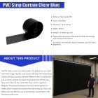 PVC Curtain Black Strip
