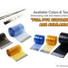 PVC Curtain Yellow Strip