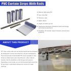 PVC Curtain Strips With Rails