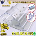 PVC Curtain Strips With Rails