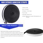 NBR SPONGE ADHESIVE STRIPS