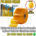 Ribbed PVC Curtain Roll (CLEAR YELLOW)