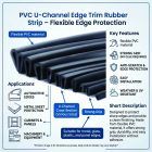 U-Channel Profile Rubber Strip