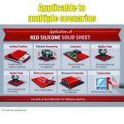 RED Silicone Solid Sheet Oxide