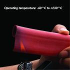 Red Silicone P-Profile Strip