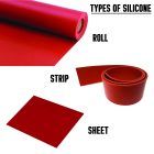 RED Silicone Solid Sheet Oxide