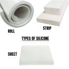 White Silicone Rubber Sponge Sheet