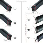 U-Channel Profile Rubber Strip