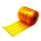 Ribbed PVC Curtain Roll (CLEAR YELLOW)
