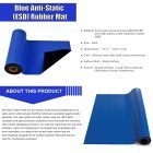 Blue Anti-Static (ESD) Rubber Mat