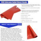 RED Silicone Solid Sheet Oxide
