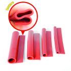 Red Silicone P-Profile Strip