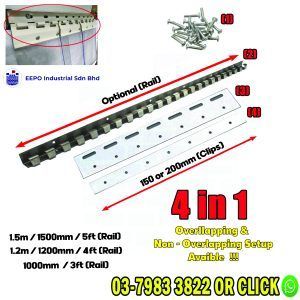PVC Premium railing sets (1m, 1.2m , 1.5m width options)