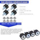 Anti vibration cylindrical mount