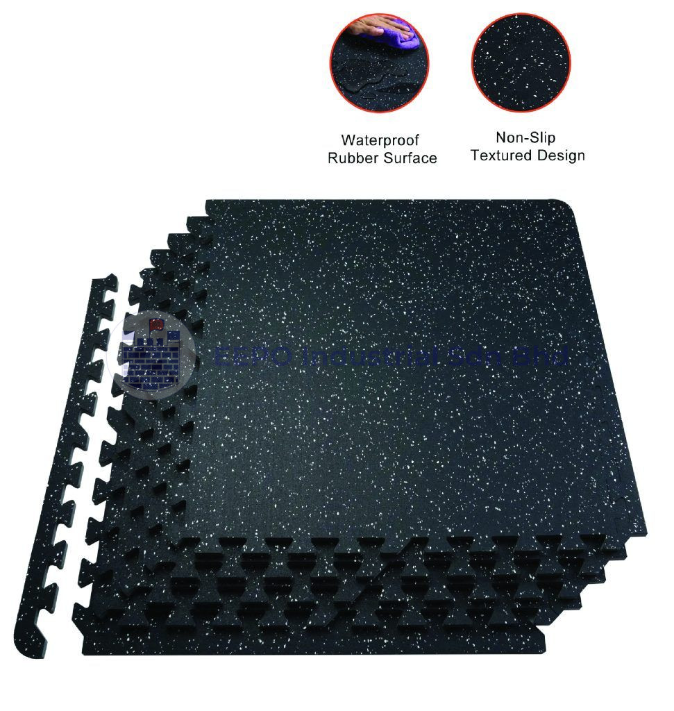 Interlocking Gym Flooring Tiles / Mats - Rubber Product Supplier - EEPO ...