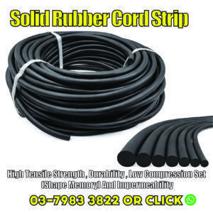 Solid Rubber Cord Strip