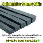 Solid Rubber Square Strip