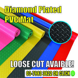 Diamond Plated PVC Mat