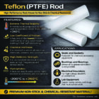 Teflon (PTFE) Rod