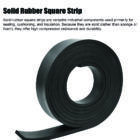 Solid Rubber Square Strip