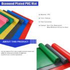 Diamond Plated PVC Mat