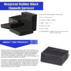 Neoprene Rubber Block (Smooth Surface)