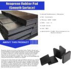 Neoprene Rubber Block Pad (Smooth Surface)